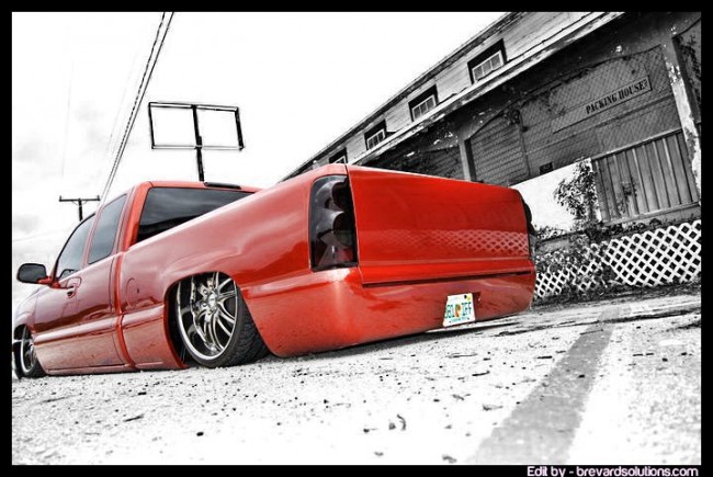 2000 Chevy Silverado Truck custom car stereo, air ride suspension, paint, fabrication, brakes. Explicit Customs Melbourne Suntree Viera Florida