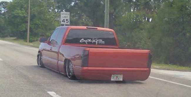 2000 Chevy Silverado Truck custom car stereo, air ride suspension, paint, fabrication, brakes. Explicit Customs Melbourne Suntree Viera Florida