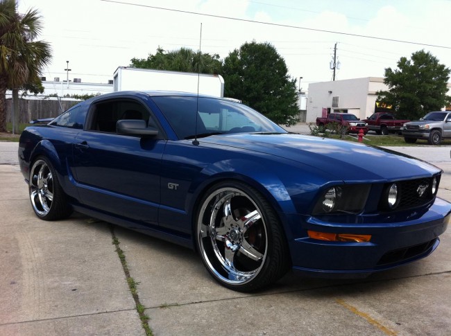 Ford Mustang car stereo with JL Audio speakers and amplifiers. Explicit Customs Melbourne Suntree Viera Florida