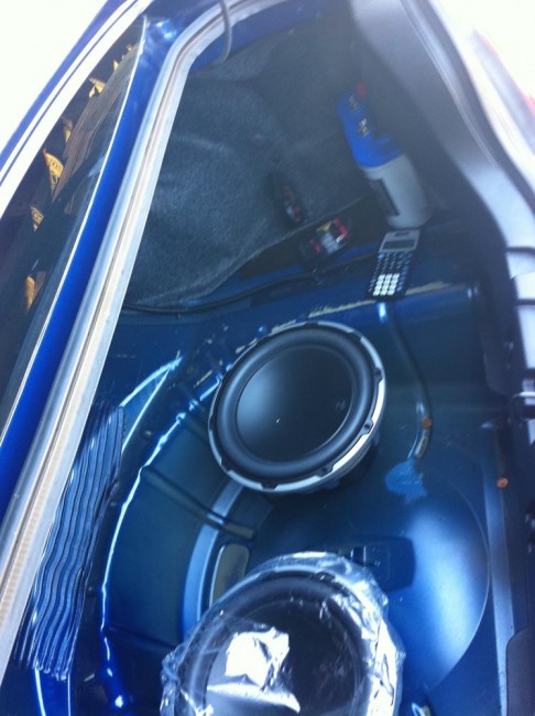 Ford Mustang car stereo with JL Audio speakers and amplifiers. Explicit Customs Melbourne Suntree Viera Florida