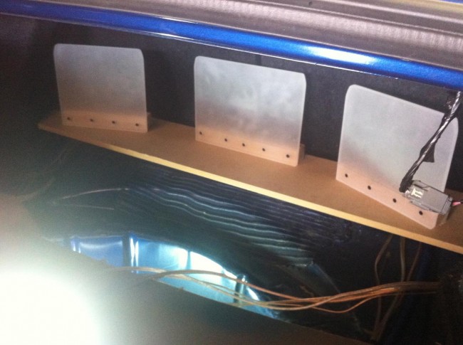 Ford Mustang car stereo with JL Audio speakers and amplifiers. Explicit Customs Melbourne Suntree Viera Florida