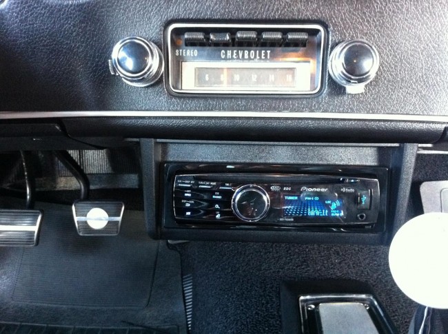 Chevy Chevelle SS custom car stereo with Pioneer speakers and headunit. Explicit Customs Melbourne Suntree Viera Florida