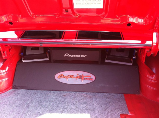 Chevy Chevelle SS custom car stereo with Pioneer speakers and headunit. Explicit Customs Melbourne Suntree Viera Florida
