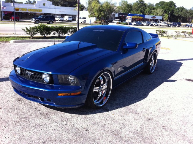 Ford Mustang car stereo with JL Audio speakers and amplifiers. Explicit Customs Melbourne Suntree Viera Florida