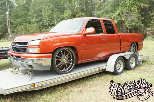 2000 Chevy Silverado Truck custom car stereo, air ride suspension, paint, fabrication, brakes. Explicit Customs Melbourne Suntree Viera Florida
