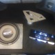 Toyota Supra custom fiberglass car stereo MTX Audio amp MB Quart subwoofer Explicit Customs Melbourne Suntree Viera Florida