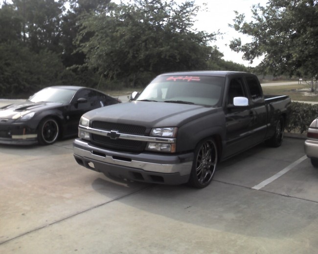 2000 Chevy Silverado Truck custom car stereo, air ride suspension, paint, fabrication, brakes. Explicit Customs Melbourne Suntree Viera Florida