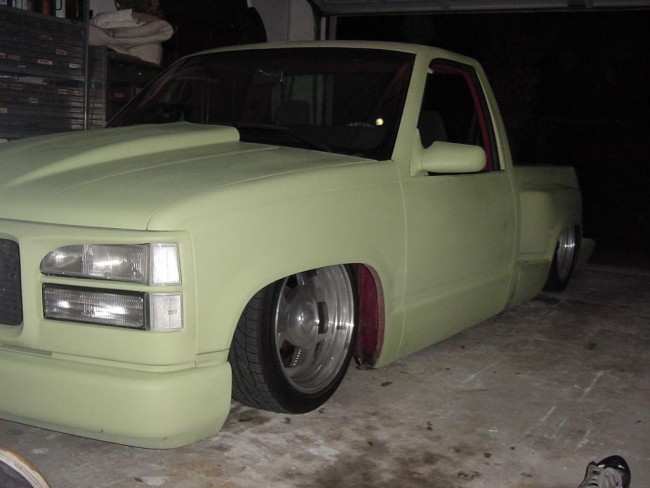 1991 Chevy Silverado Truck Custom Fabrication paint stereo air bags susbspension Explicit Customs Melbourne Suntree Viera Florida
