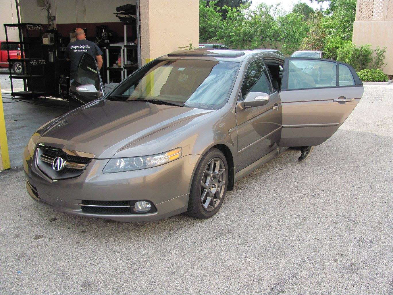 2007 Acura TL custom car audio stereo upgrade iPad dash Explicit Customs Melbourne Suntree Viera Florida