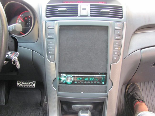 2007 Acura TL custom car audio stereo upgrade iPad dash Explicit Customs Melbourne Suntree Viera Florida