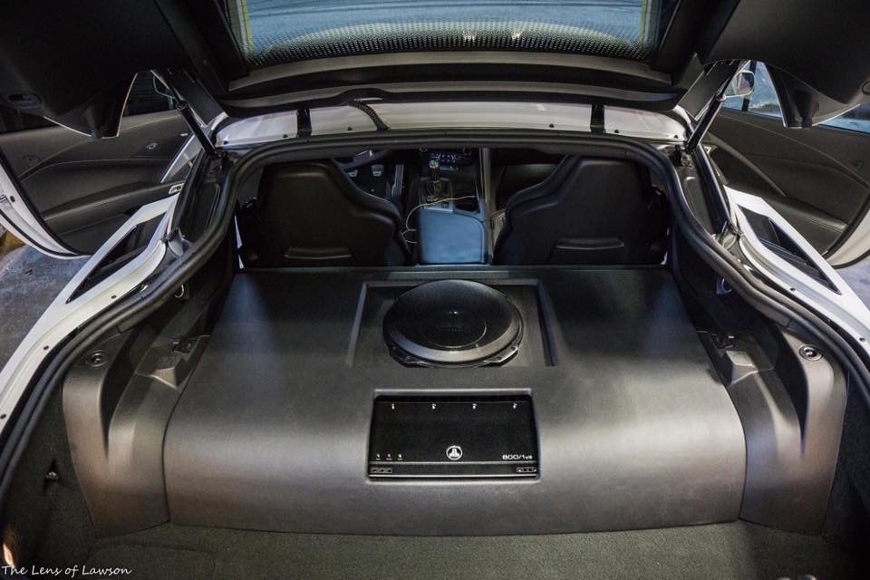 C7 corvette shop subwoofer box