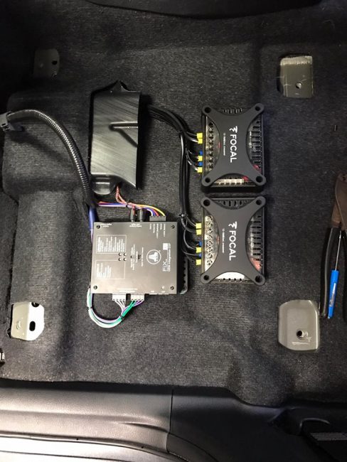 Explicit Customs Melbourne Car stereo upgrade using JL Audio amps, Focal speaker, JL Audio processor.