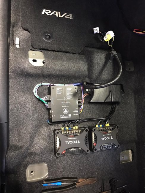 Explicit Customs Melbourne Car stereo upgrade using JL Audio amps, Focal speaker, JL Audio processor.