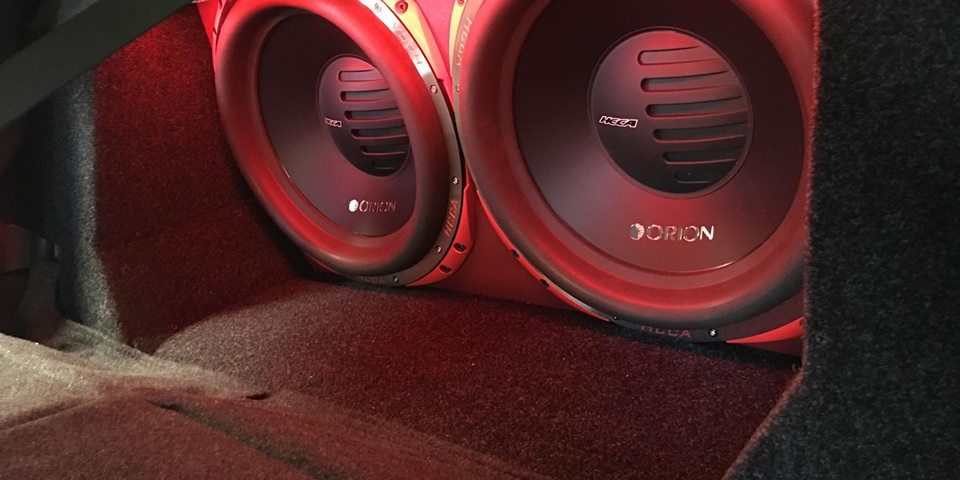 Orion HCCA car stereo subwoofers installation by Explicit Customs in Melbourne FL