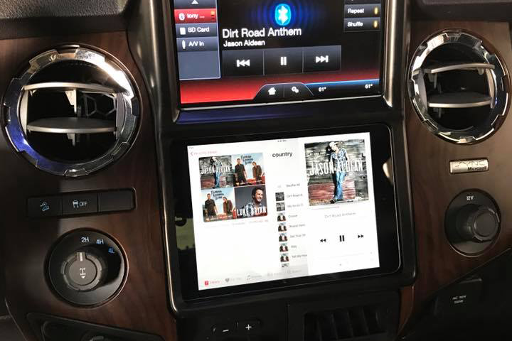 2014 Ford F250 iPad Dash Installation In Melbourne FL - Explicit Customs
