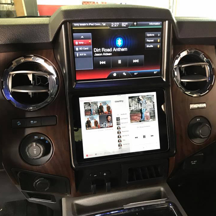 2014 Ford F250 iPad Dash Installation In Melbourne FL