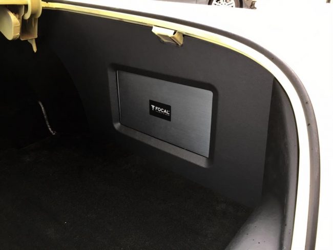 1958 Chevy Bel Air car stereo installation in Melbourne by Explicit Customs using Focal and JL Audio