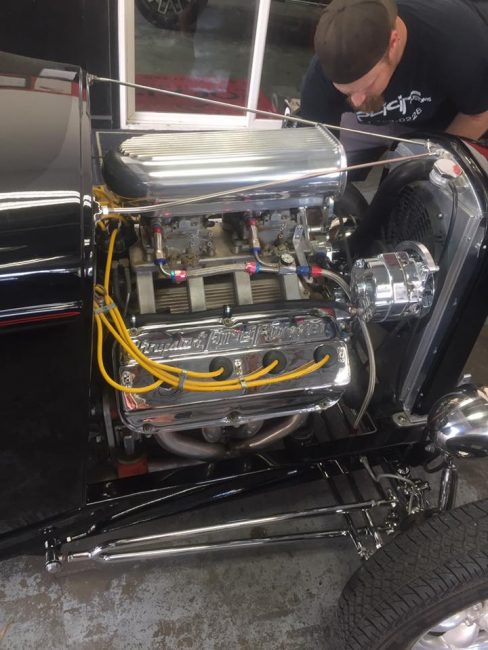 1932 Ford Roadster car stereo installation in Melbourne by Explicit Customs