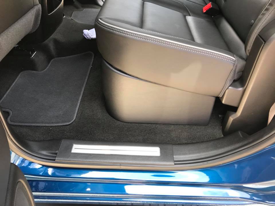 Chevy Silverado Car Stereo Installation Under Seat Sub Box with JL