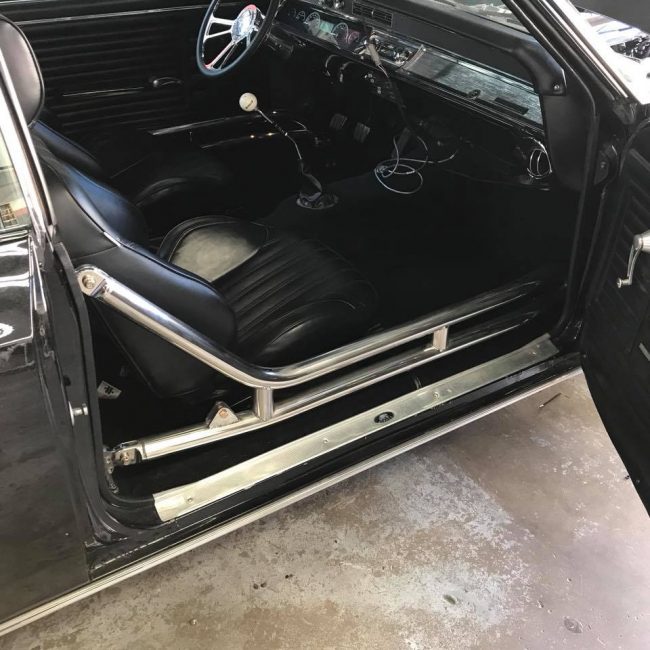 chevy chevelle car stereo installation in Melbourne with JL Audio subwoofer and amps full trunk restoration by Explicit Customs
