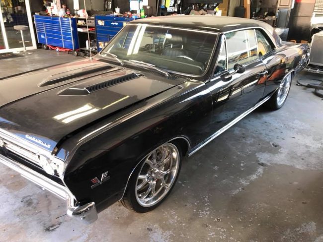 chevy chevelle car stereo installation in Melbourne with JL Audio subwoofer and amps full trunk restoration by Explicit Customs