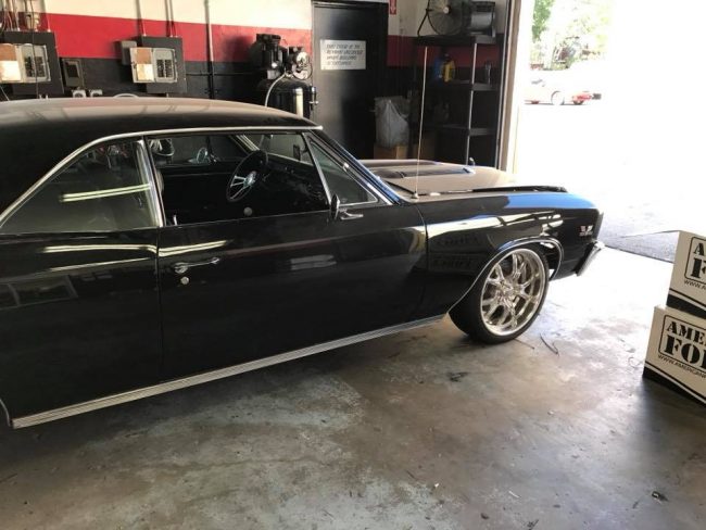 chevy chevelle car stereo installation in Melbourne with JL Audio subwoofer and amps full trunk restoration by Explicit Customs