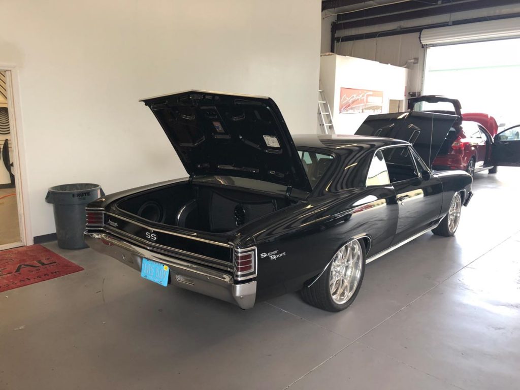 chevy chevelle classic hotrod custom car stereo in Melbourne jl audio by Explicit Customs