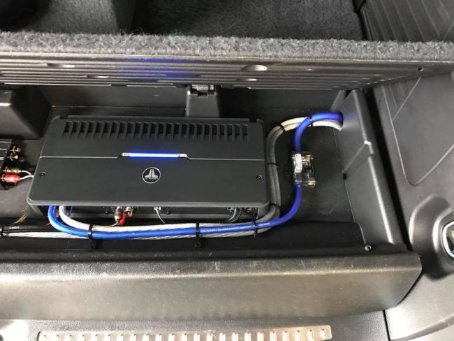 chevy tahoe subwoofer installation with JL Audio amps and subs by Explicit Customs in Melbourne