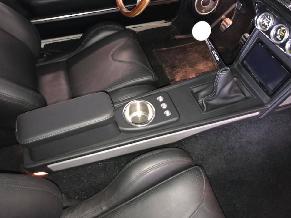 classic ford mustang custom center console and trunk subwoofer installation in Melbourne by Explicit Customs