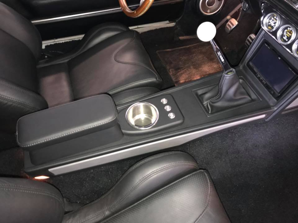 Classic Ford Mustang Car Stereo Installation Custom Center Console and JL A...