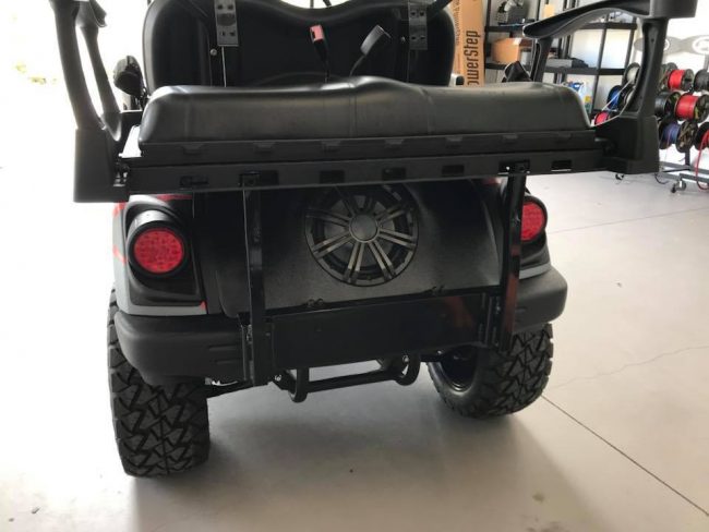 golf cart sound system installation in Melbourne and Viera by Explicit Customs