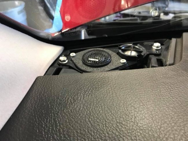 lexus subwoofer and speaker installation with hertz mille speakers by Explicit Customs Melbourne