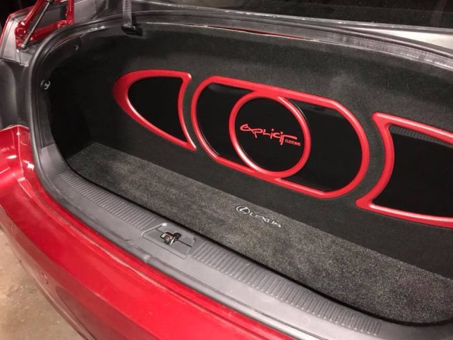 lexus subwoofer and speaker installation with hertz mille speakers by Explicit Customs Melbourne