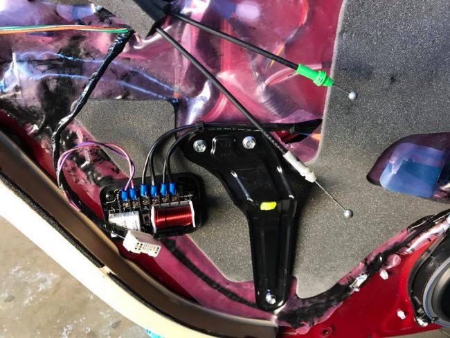 lexus subwoofer and speaker installation with hertz mille speakers by Explicit Customs Melbourne