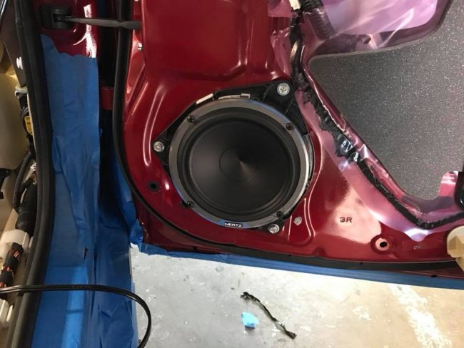 lexus subwoofer and speaker installation with hertz mille speakers by Explicit Customs Melbourne