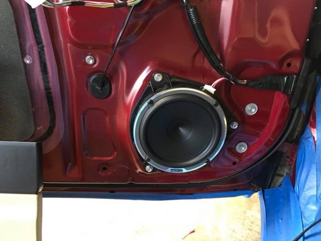 lexus subwoofer and speaker installation with hertz mille speakers by Explicit Customs Melbourne