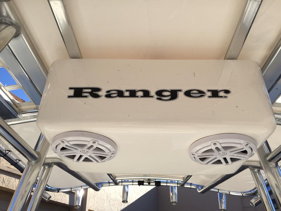 Ranger Bahai boat marine stereo install in Melbourne by Explicit Customs JL Audio