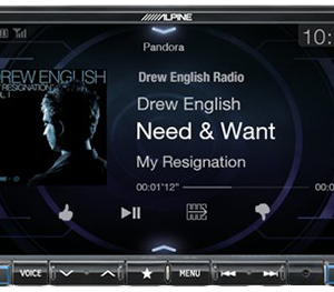 Alpine iLX-207 7-Inch Mech-Less Audio/Video Receiver