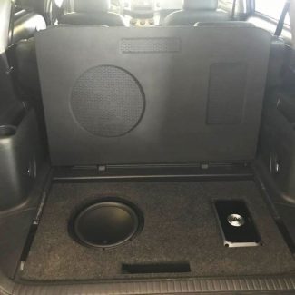 toyota rav4 JL Audio subwoofer and amp installation in Melbourne Brevard by Explicit Customs