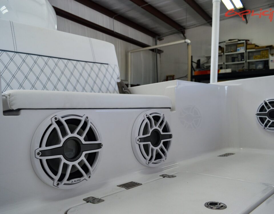 JL Audio Boat and Marine Speakers Sound System Installation by Explicit Customs Melbourne FL