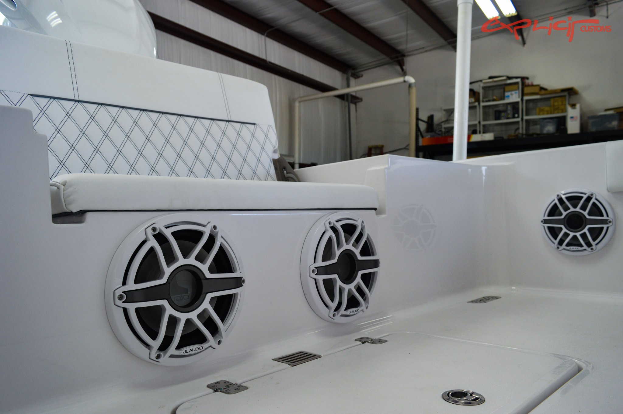 JL Audio Boat and Marine Speakers Sound System Installation by Explicit Customs Melbourne FL