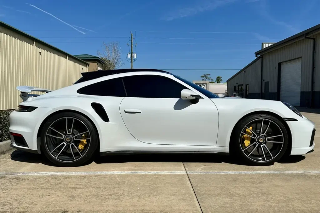 Automotive window tint service Porsche sales and installation at Explicit Customs Melbourne FL. Fishingwebp